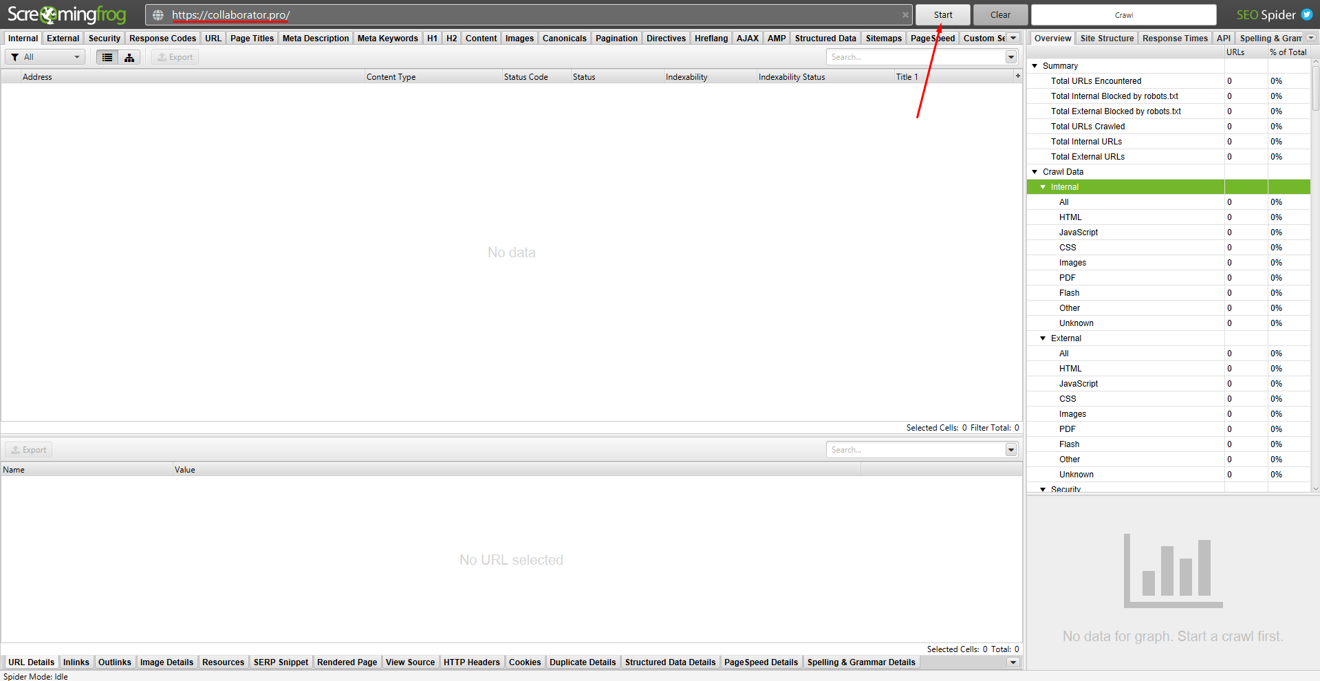 Сервис Online XML sitemap generator для создания Sitemap XML
