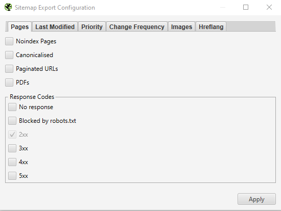 Сервис HTML Web для создания Sitemap XML